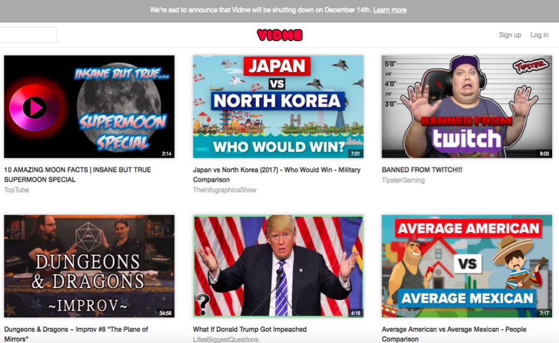 Vidme Shuts Down Its Video Platform, Will Launch New Product Next Year