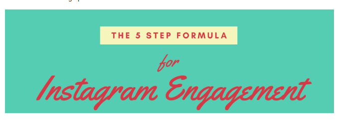 The Five Step Formula To Instagram Engagement
