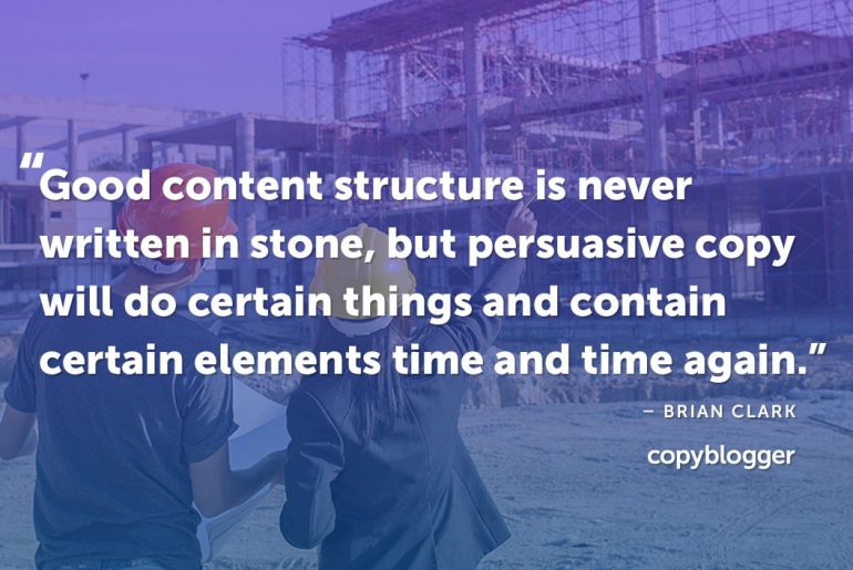 The Structure of Persuasive Copy