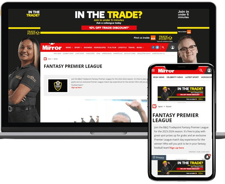 Reach Solutions partners with B&Q TradePoint for Fantasy Football Campaign