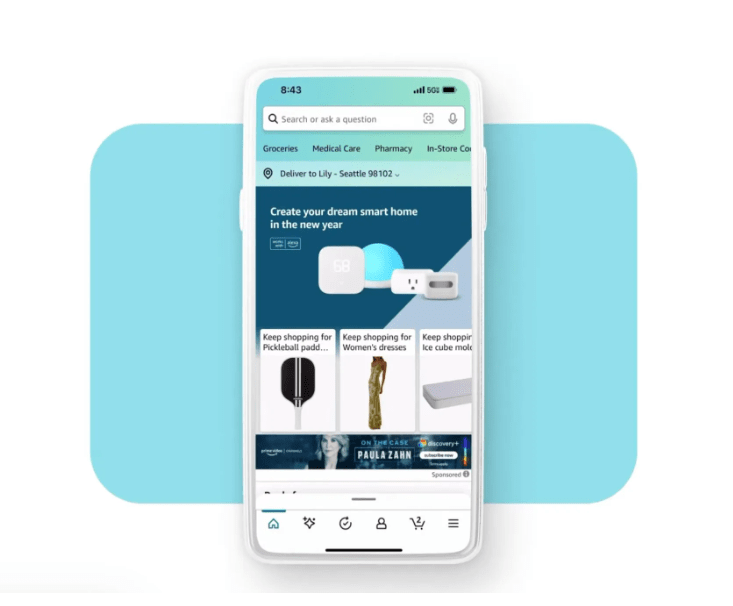 The Amazon app on your phone just got a cool AI feature