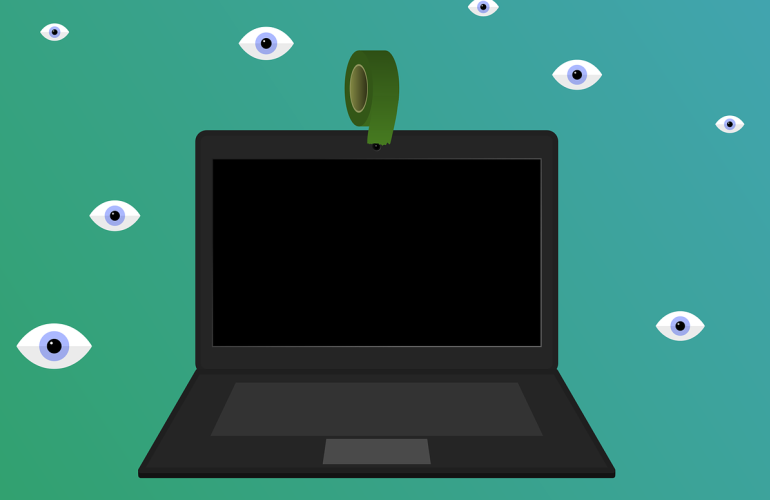Covering your webcam won’t be sufficient to prevent hackers from watching you