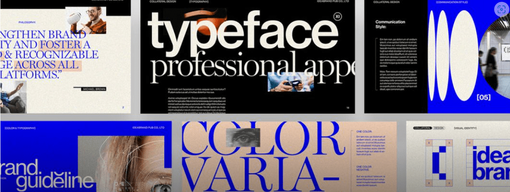 A Well-Designed Brand Guidelines Presentation Template