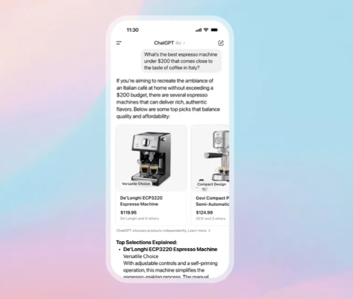 OpenAI Rolls Out AI-Powered Shopping, Taking on Perplexity and Giants Like Amazon
