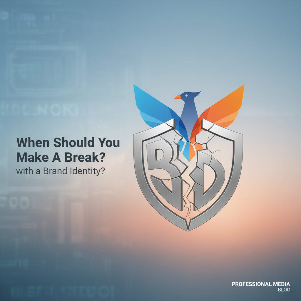 When should you make a break with a brand identity?