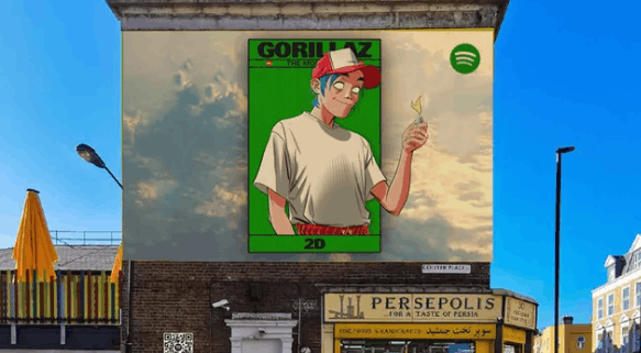 These Gorillaz x Spotify ads are hiding something really cool