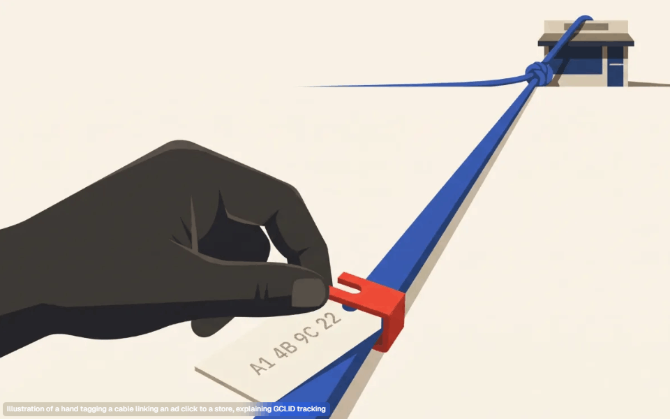 Google’s GCLID explainer shows how one parameter tracks every ad click